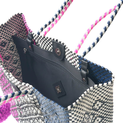 Bloom Woven Tote Tin Marin Brand