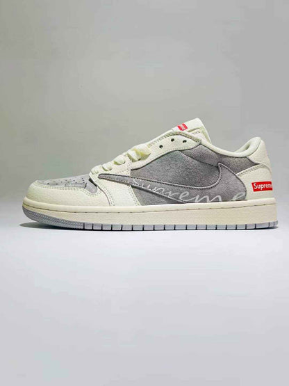 Designer Air Jordan 1 Travis Scott × Supreme XS3086 004