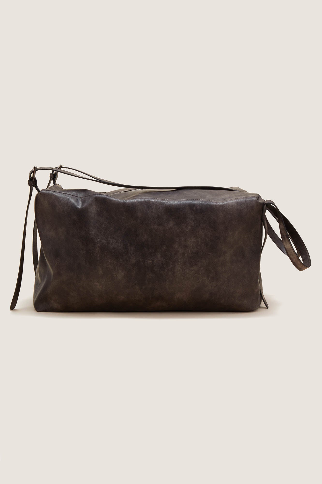 Distressed Leather Hobo Bag - Wolvess