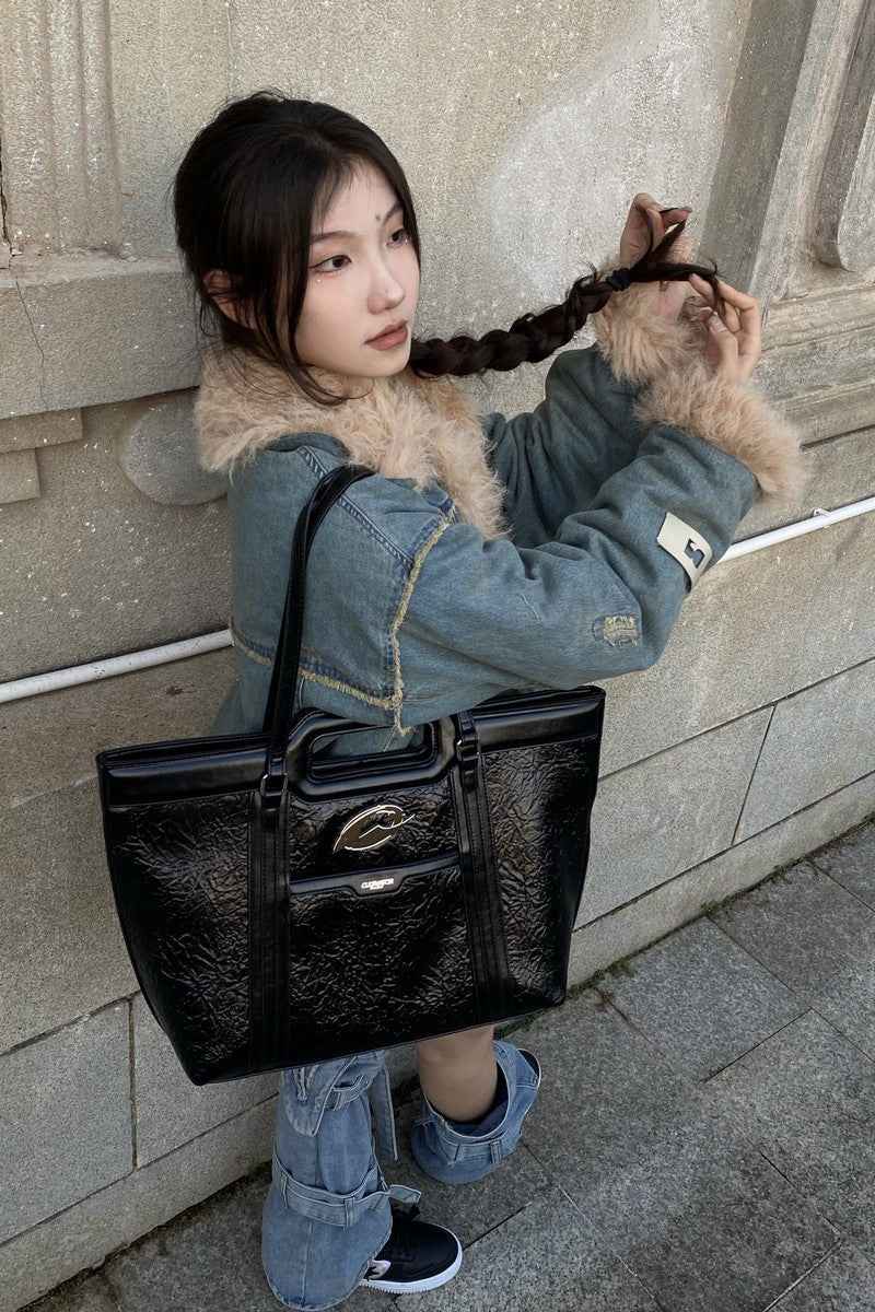 Large Logo Shoulder Bag
