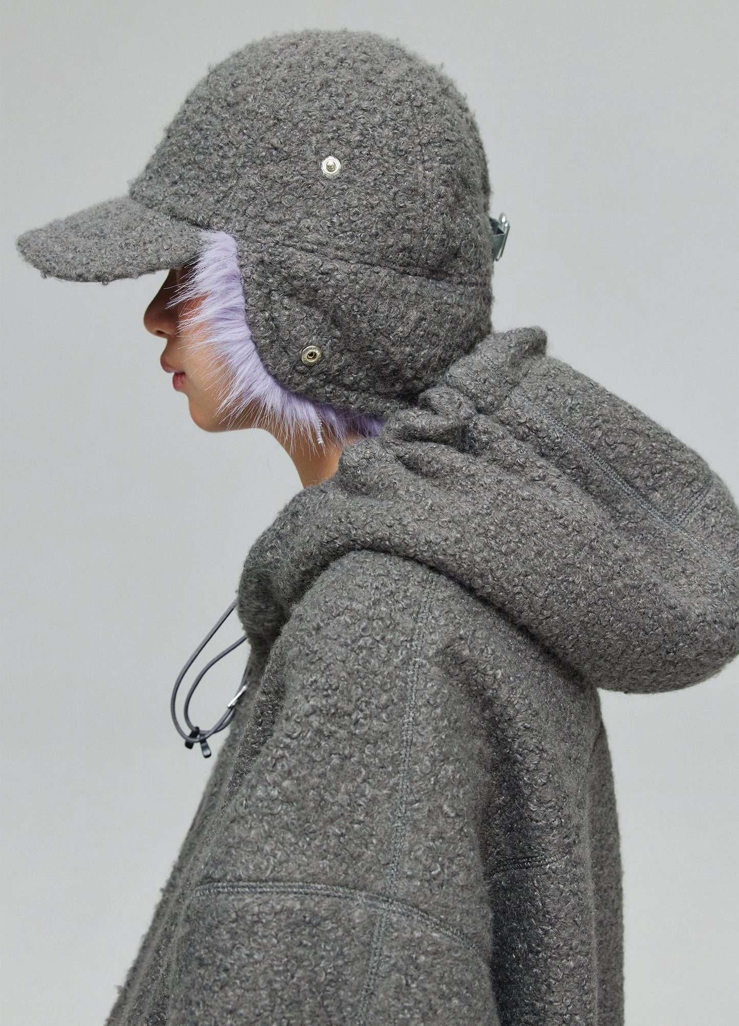 Fur Trim Baseball Cap - Wolvess