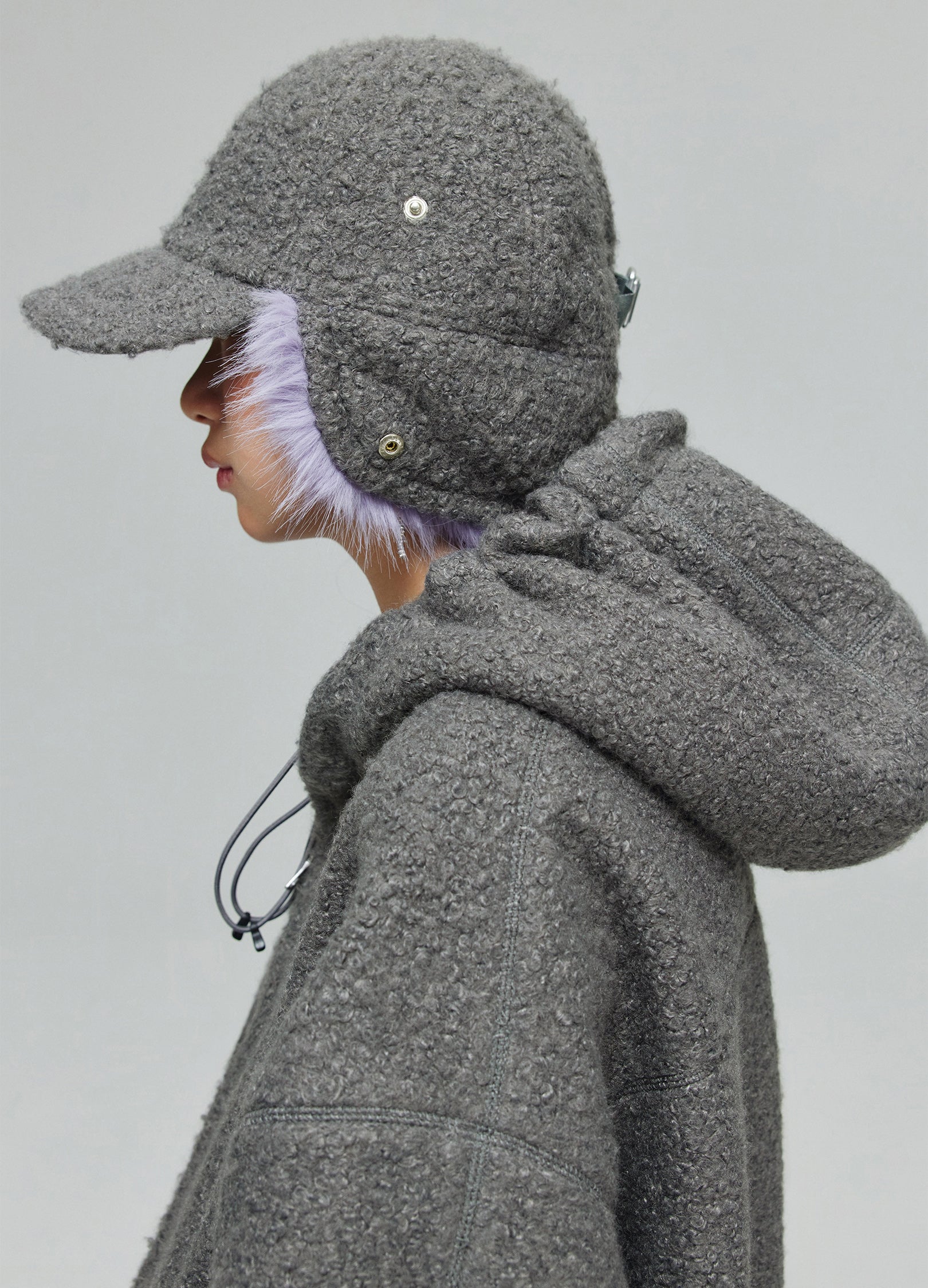 Fur Trim Baseball Cap - Wolvess