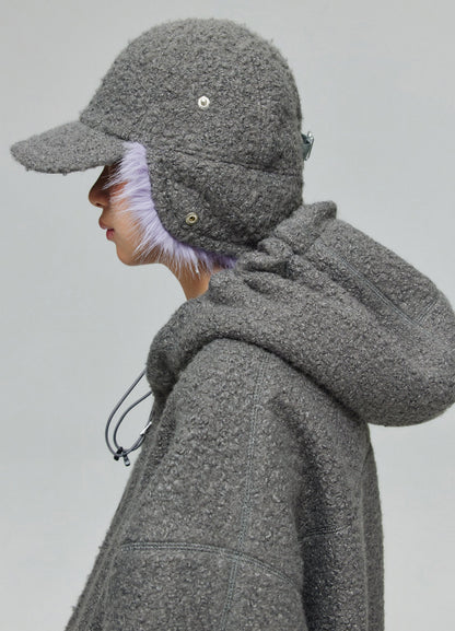 Fur Trim Baseball Cap - Wolvess