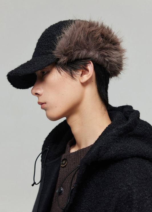 Fur Trim Baseball Cap - Wolvess