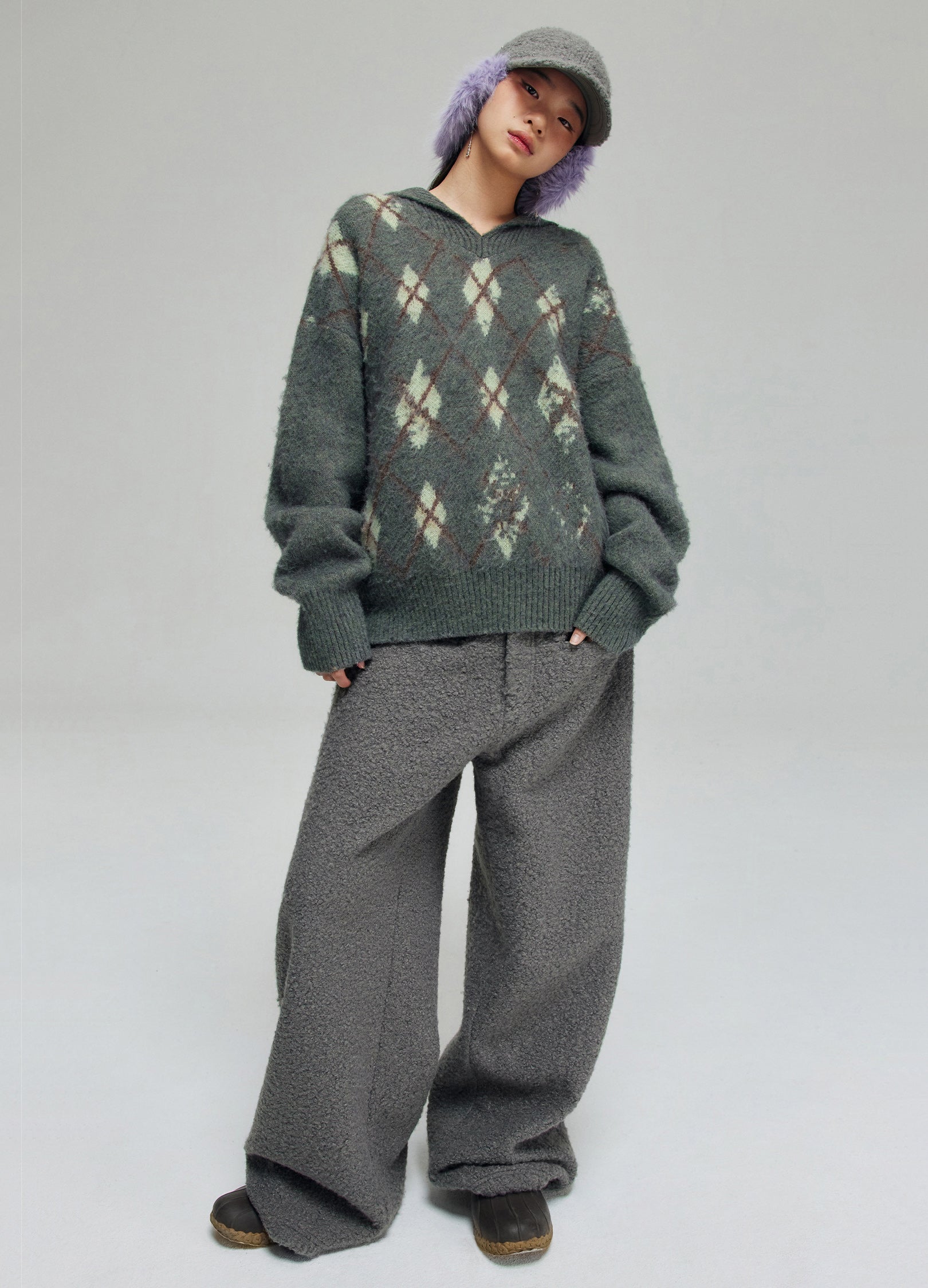 Fur Trim Baseball Cap - Wolvess