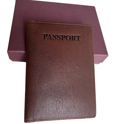 Cambridge Leather Passport Cover, Leather Wallet- Travel Wallet MiamiLeathers.com