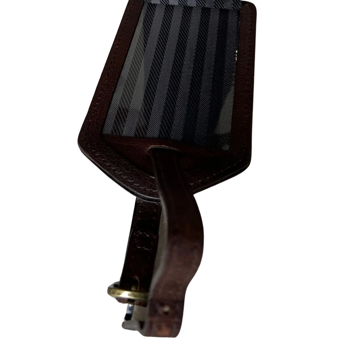 Cambridge Full Grain Leather Luggage Tag MiamiLeathers.com