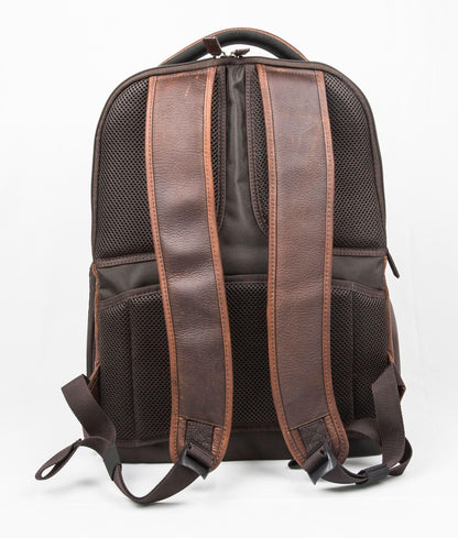 Cambridge Full Grain Mens Leather Backpack MiamiLeathers.com