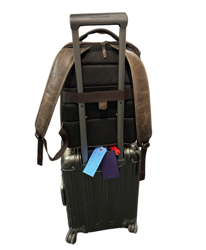 Crazy Horse Full-Grain Leather Laptop Backpack – Premium, Rugged & Stylish MiamiLeathers.com