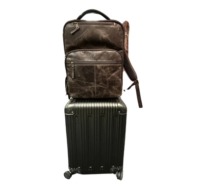 Crazy Horse Full-Grain Leather Laptop Backpack – Premium, Rugged & Stylish MiamiLeathers.com