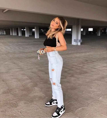 Custom Air Jordan 1 Black Retro High Q