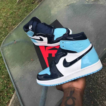 Custom Air Jordan 1 Blue Chill Sneakers