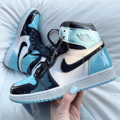 Custom Air Jordan 1 Blue Chill Sneakers
