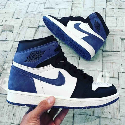 Custom Air Jordan 1 Blue Moon Sneakers