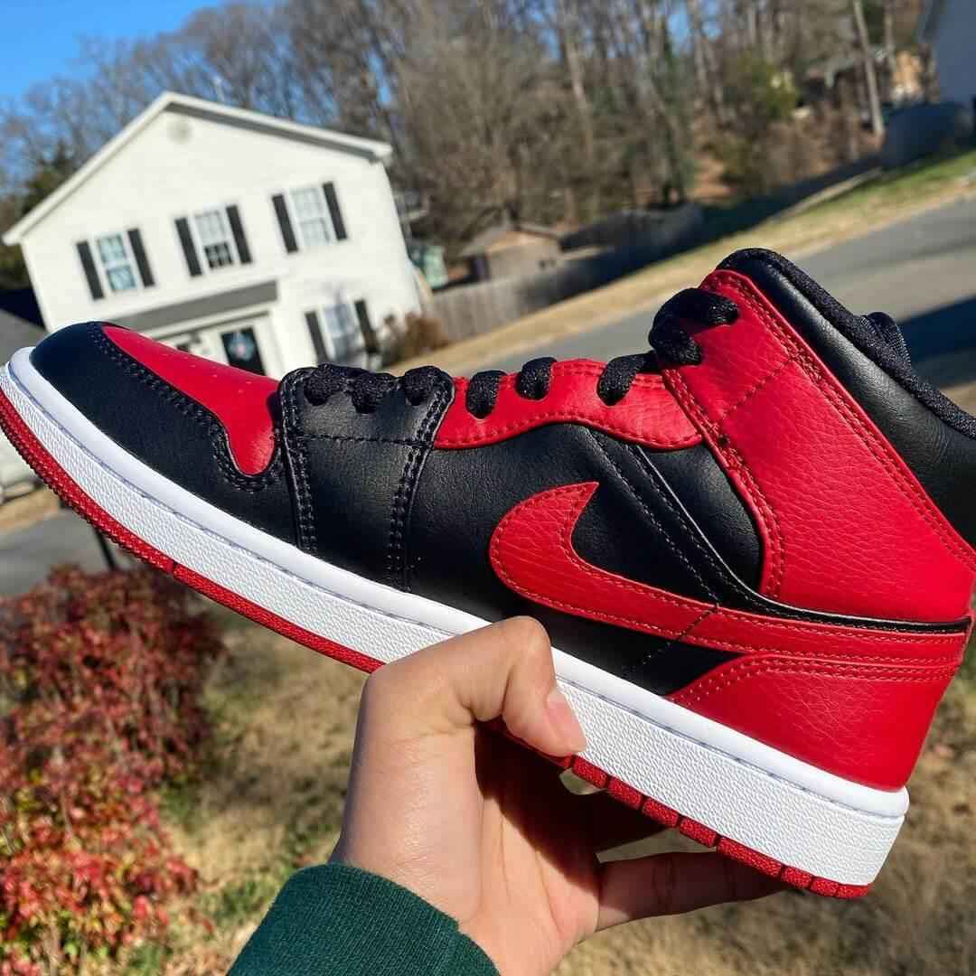 Custom Air Jordan 1 Bred Banned Sneakers