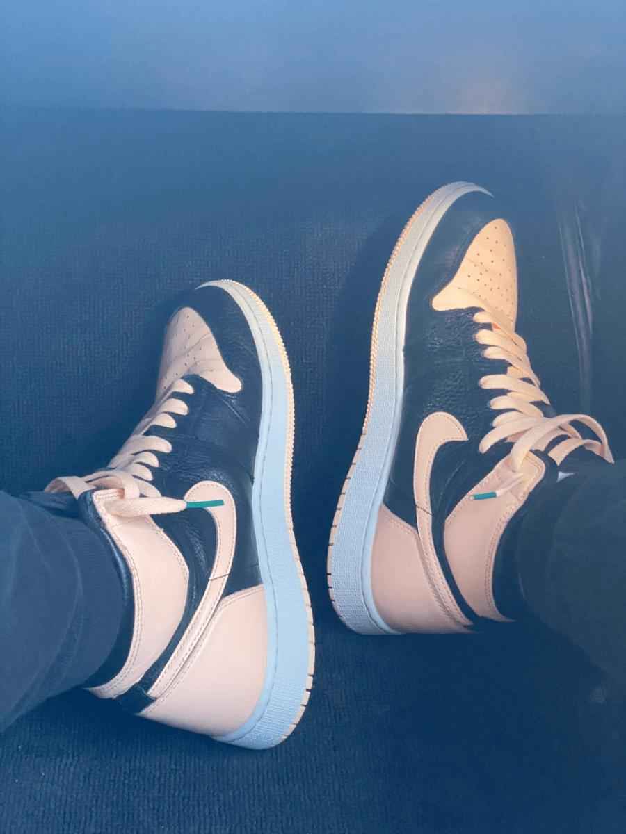 Custom Air Jordan 1 Crimson Tint Sneakers