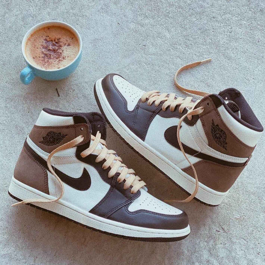Custom Air Jordan 1 Dark Mocha Sneakers