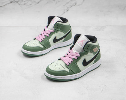 Custom Air Jordan 1 Dutch Green High Q