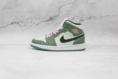Custom Air Jordan 1 Dutch Green High Q