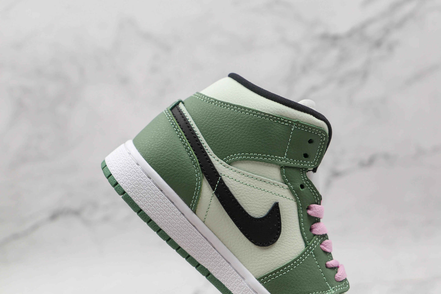 Custom Air Jordan 1 Dutch Green High Q