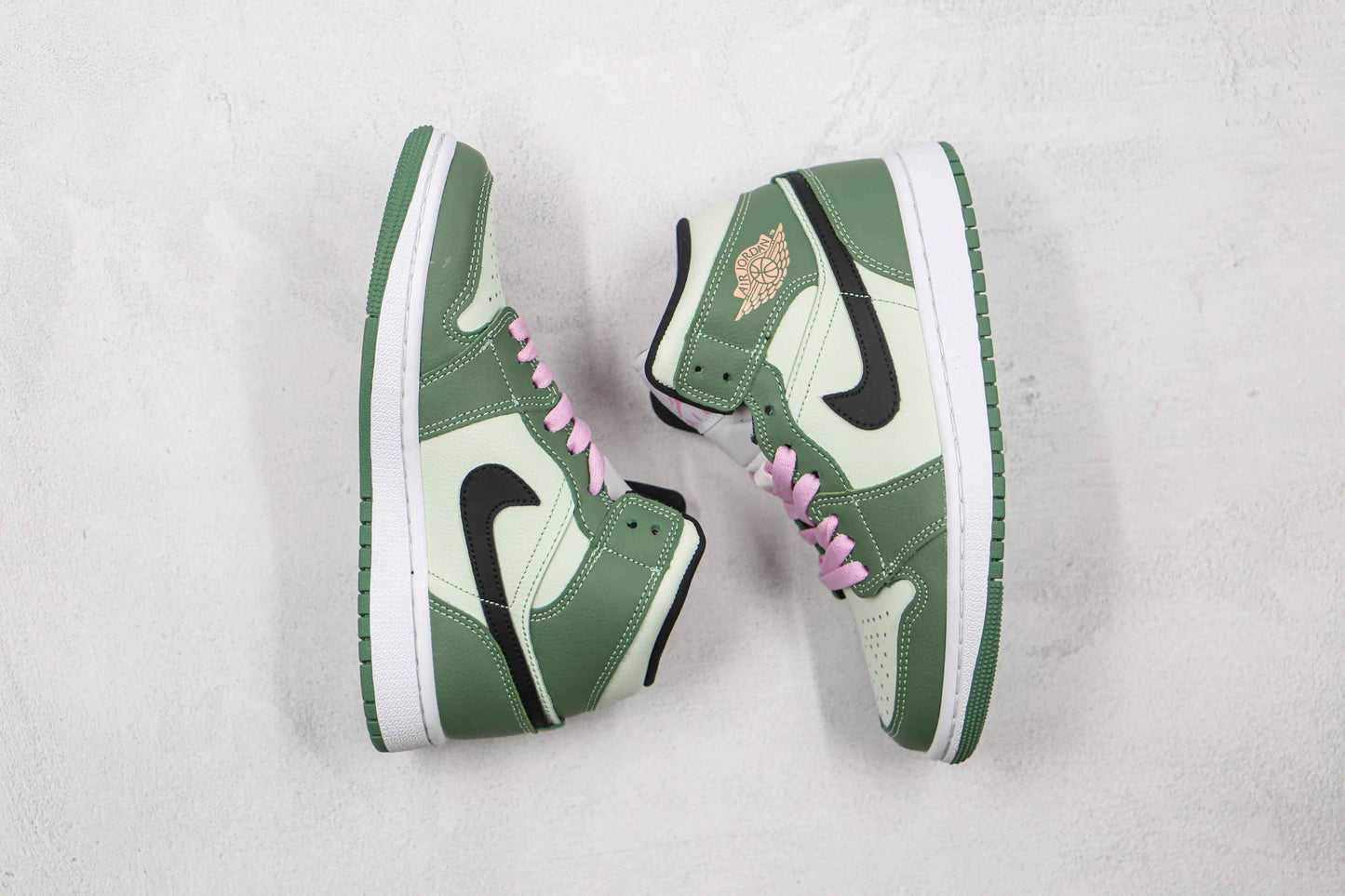 Custom Air Jordan 1 Dutch Green High Q