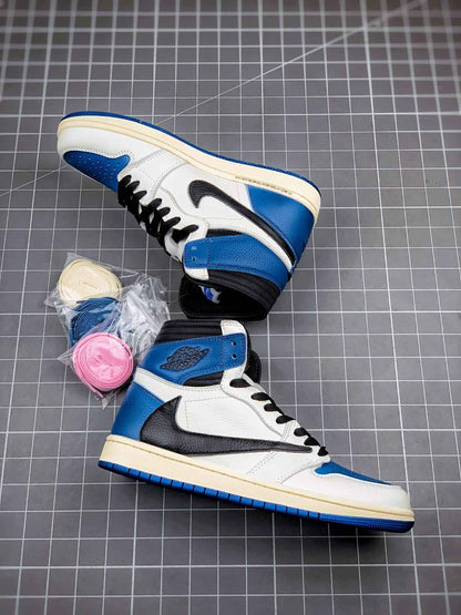 Custom Air Jordan 1 High OG SP Fragment x Travis Scott DH3227-105 - Exclusive Air Jordan 1 High OG Fragment