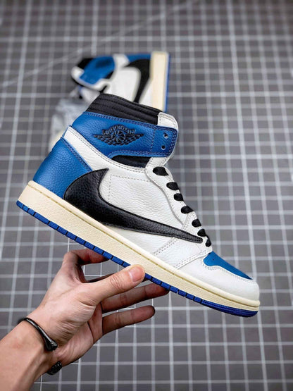 Custom Air Jordan 1 High OG SP Fragment x Travis Scott DH3227-105 - Exclusive Air Jordan 1 High OG Fragment