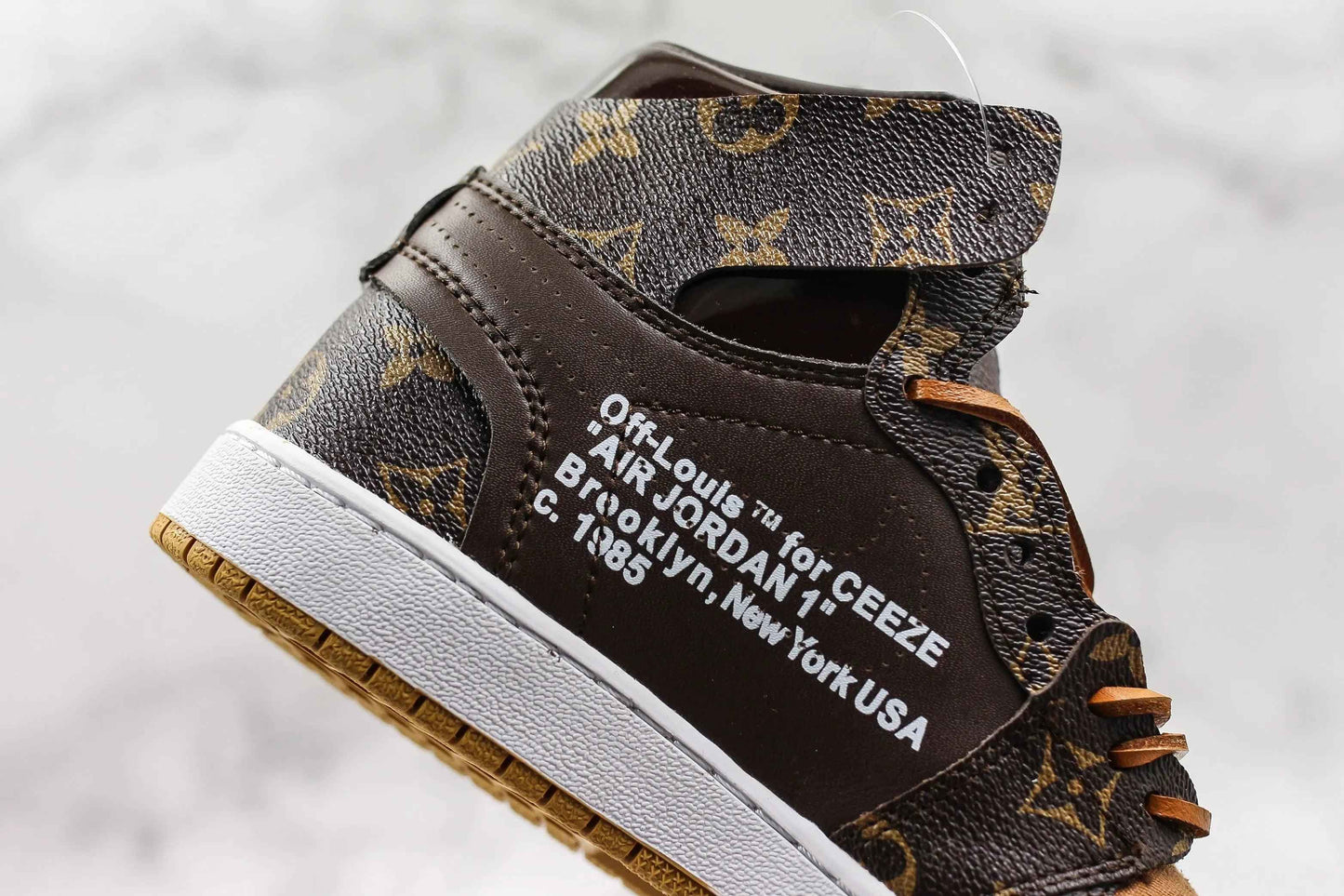 Custom Air Jordan 1 LV High Q ( Customs And Box ), Jordan 1 Sneakers Active A11