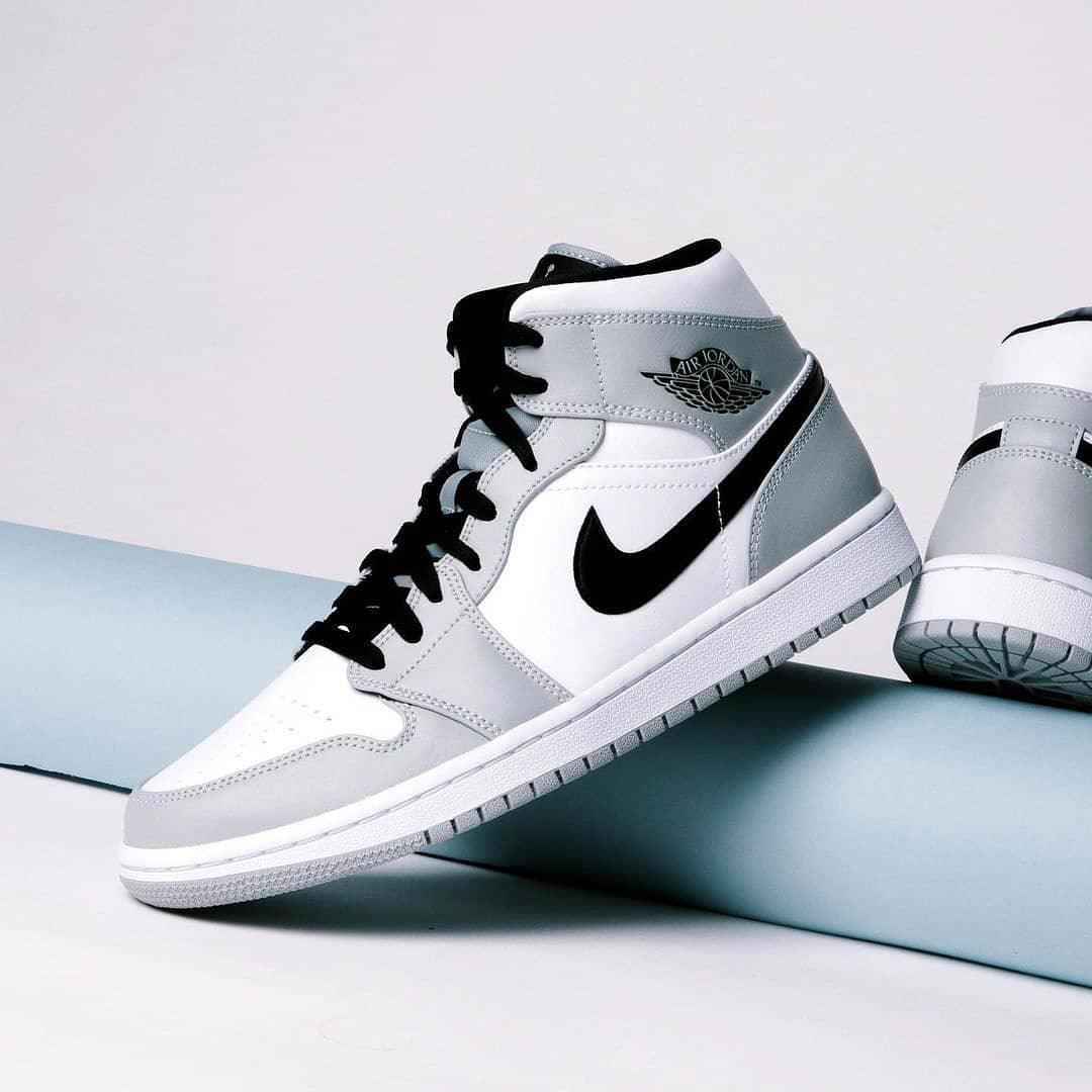 Custom Air Jordan 1 Light Grey Sneakers