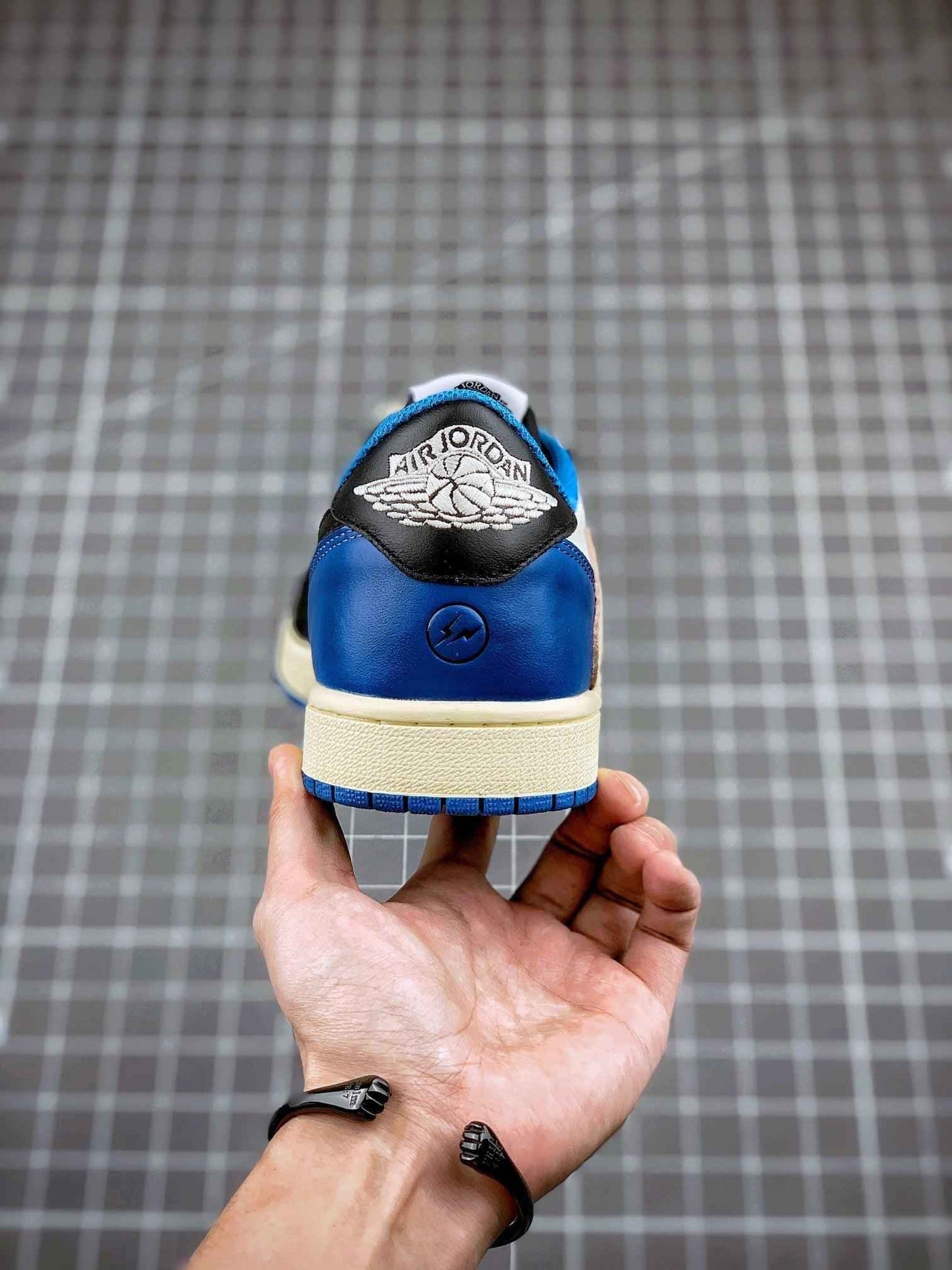 Custom Air Jordan 1 Low Fragment x T-Scott - DM7866-140