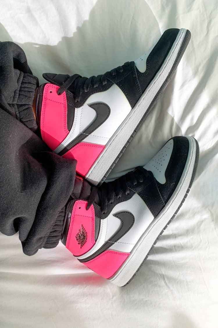 Custom Air Jordan 1 Low Pink AJ1 High Q ( Customs And Box ), Jordan 1 Sneakers Active