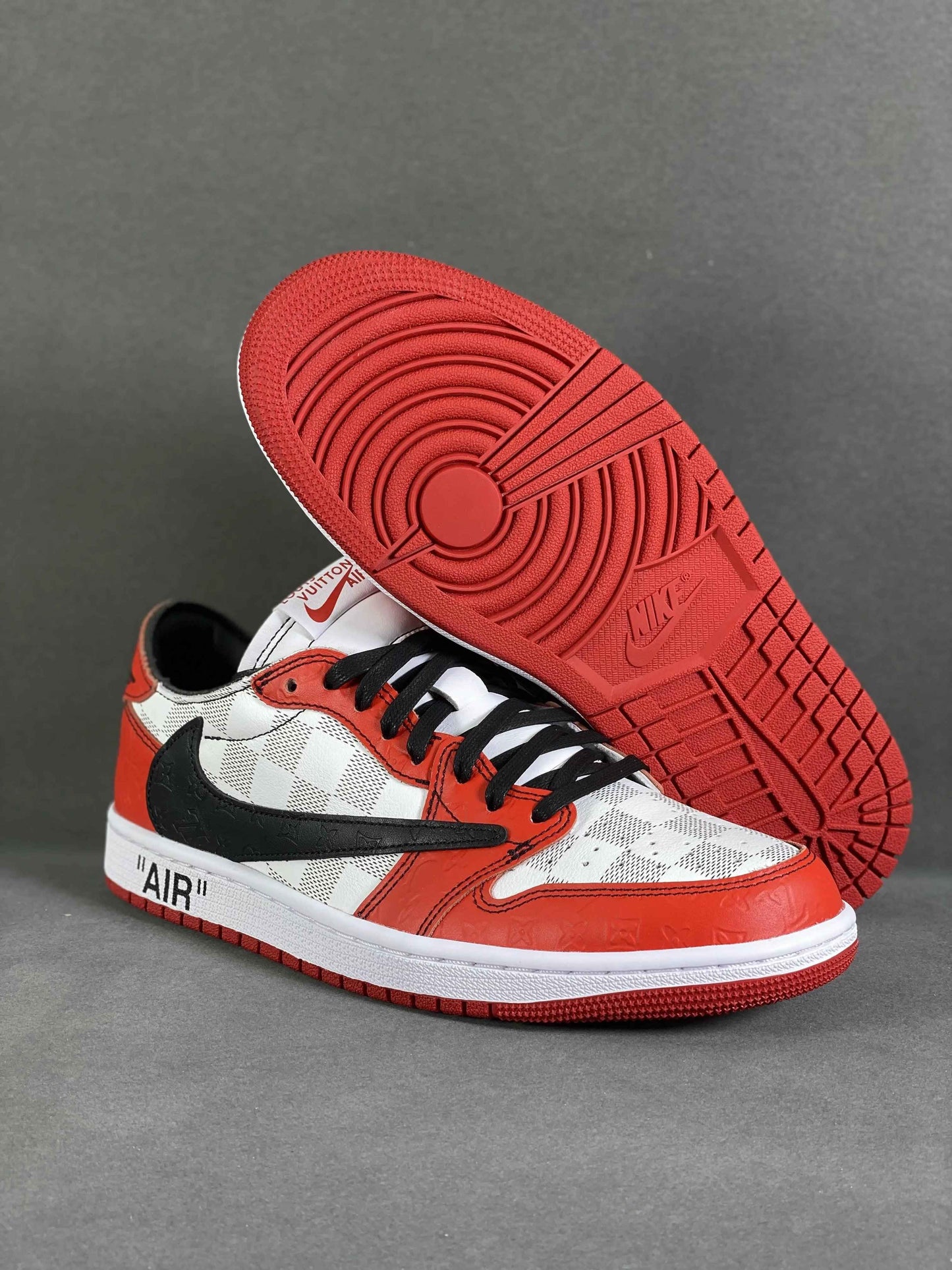 Custom Air Jordan 1 Low x Off-White x Travis Scott  DZ2403 006