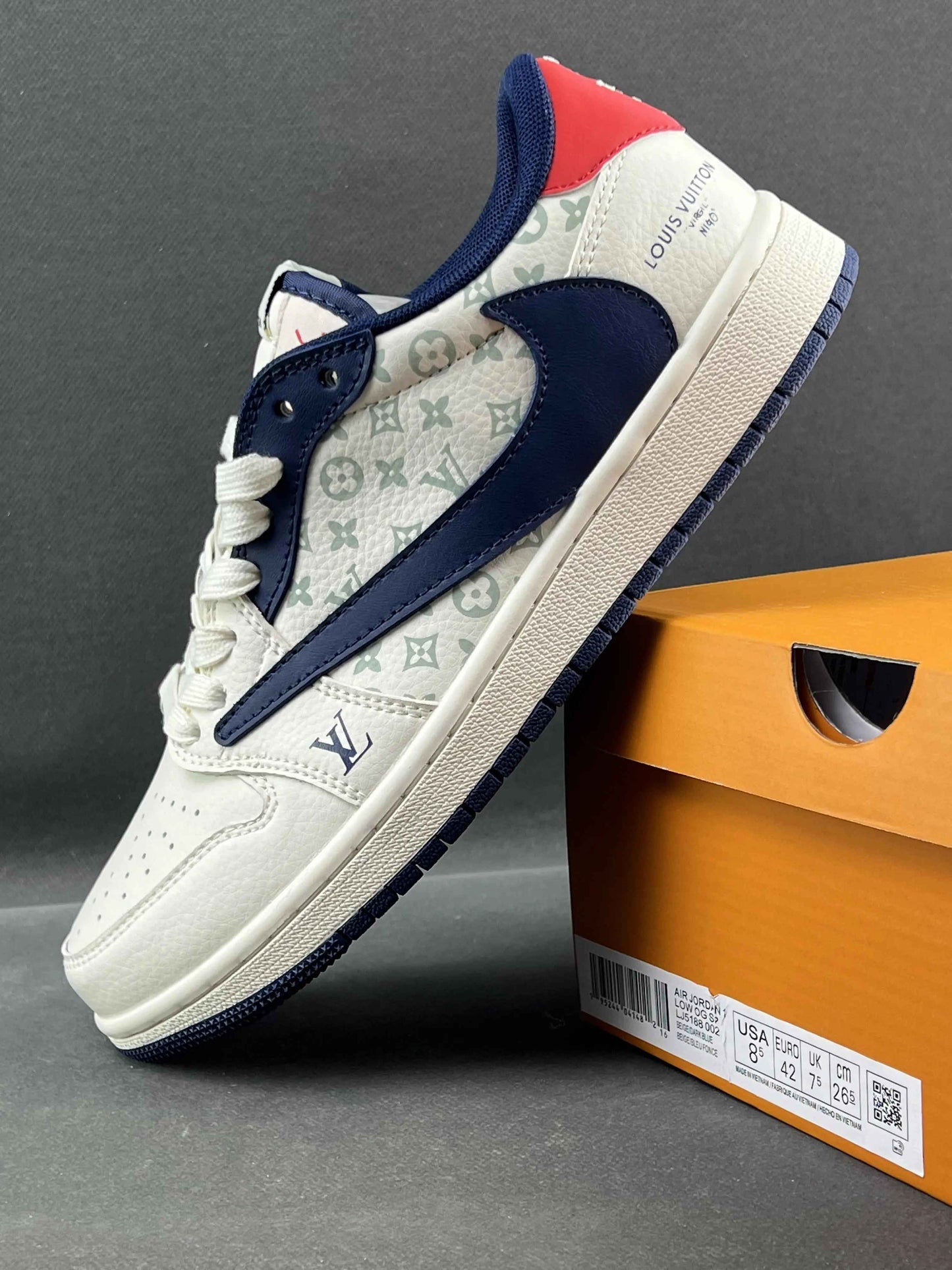 Custom Air Jordan 1 Low x Travis Scott LJ5188-002