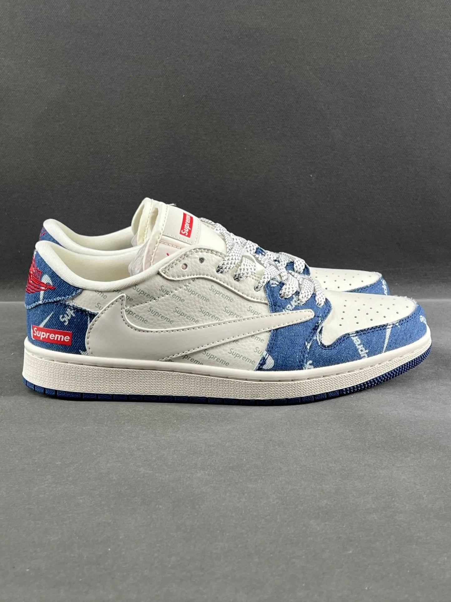 Custom Air Jordan 1 Low x Travis Scott x Supreme LJ5188-001