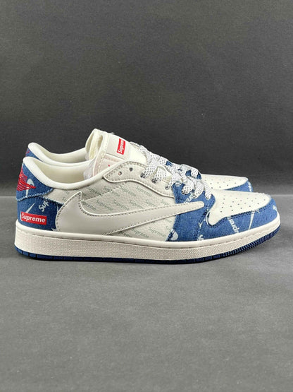 Custom Air Jordan 1 Low x Travis Scott x Supreme LJ5188-001