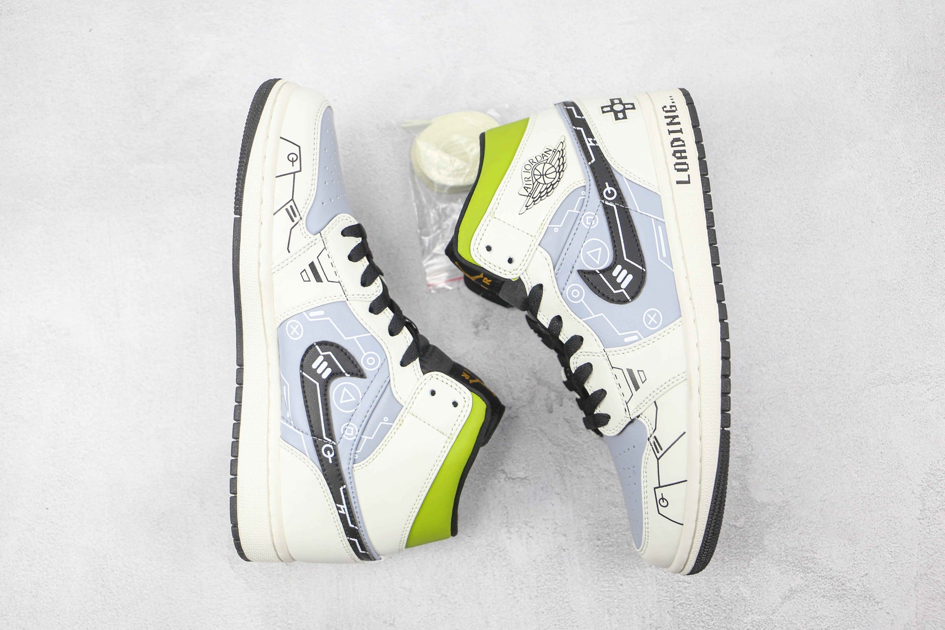 Custom Air Jordan 1 Mid 554725 170