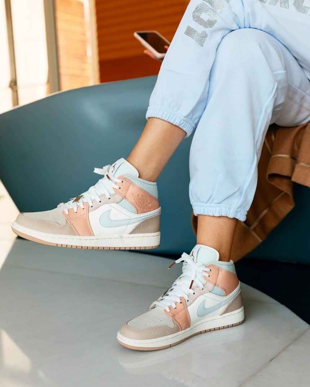 Custom Air Jordan 1 Mid CV3044 100