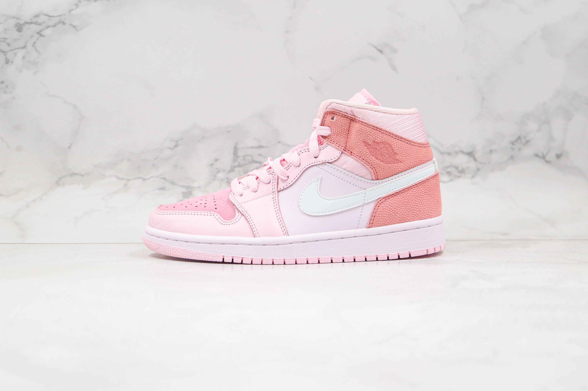 Custom Air Jordan 1 Mid Digital Pink High Q