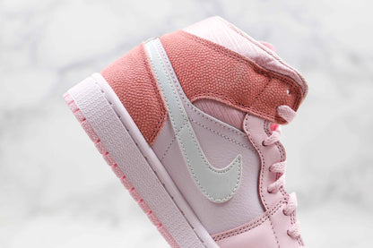 Custom Air Jordan 1 Mid Digital Pink High Q