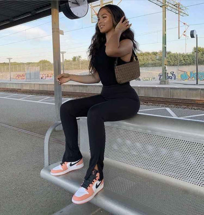 Custom Air Jordan 1 Mid Digital Pink Quartz High Q