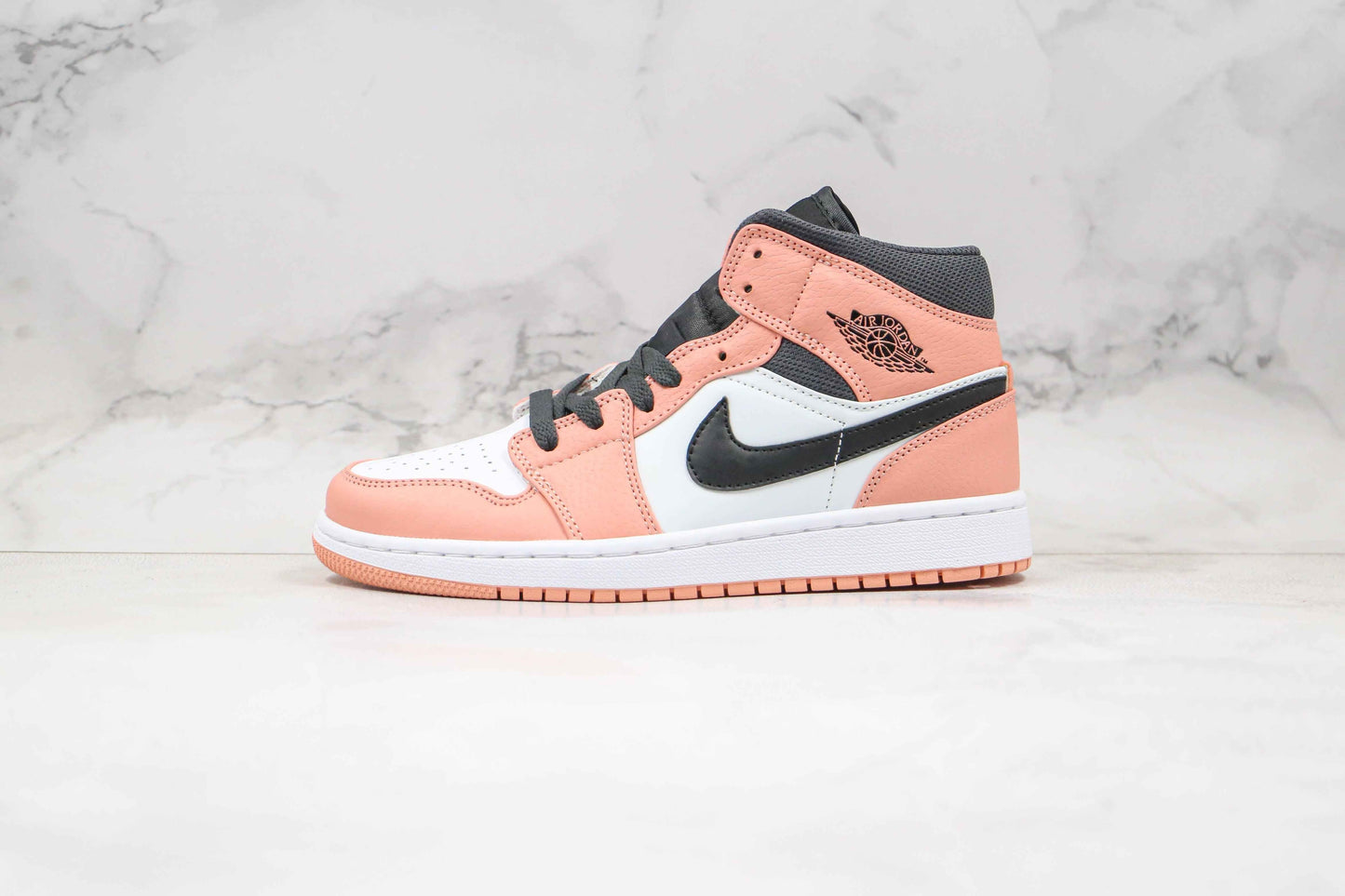 Custom Air Jordan 1 Mid Digital Pink Quartz High Q