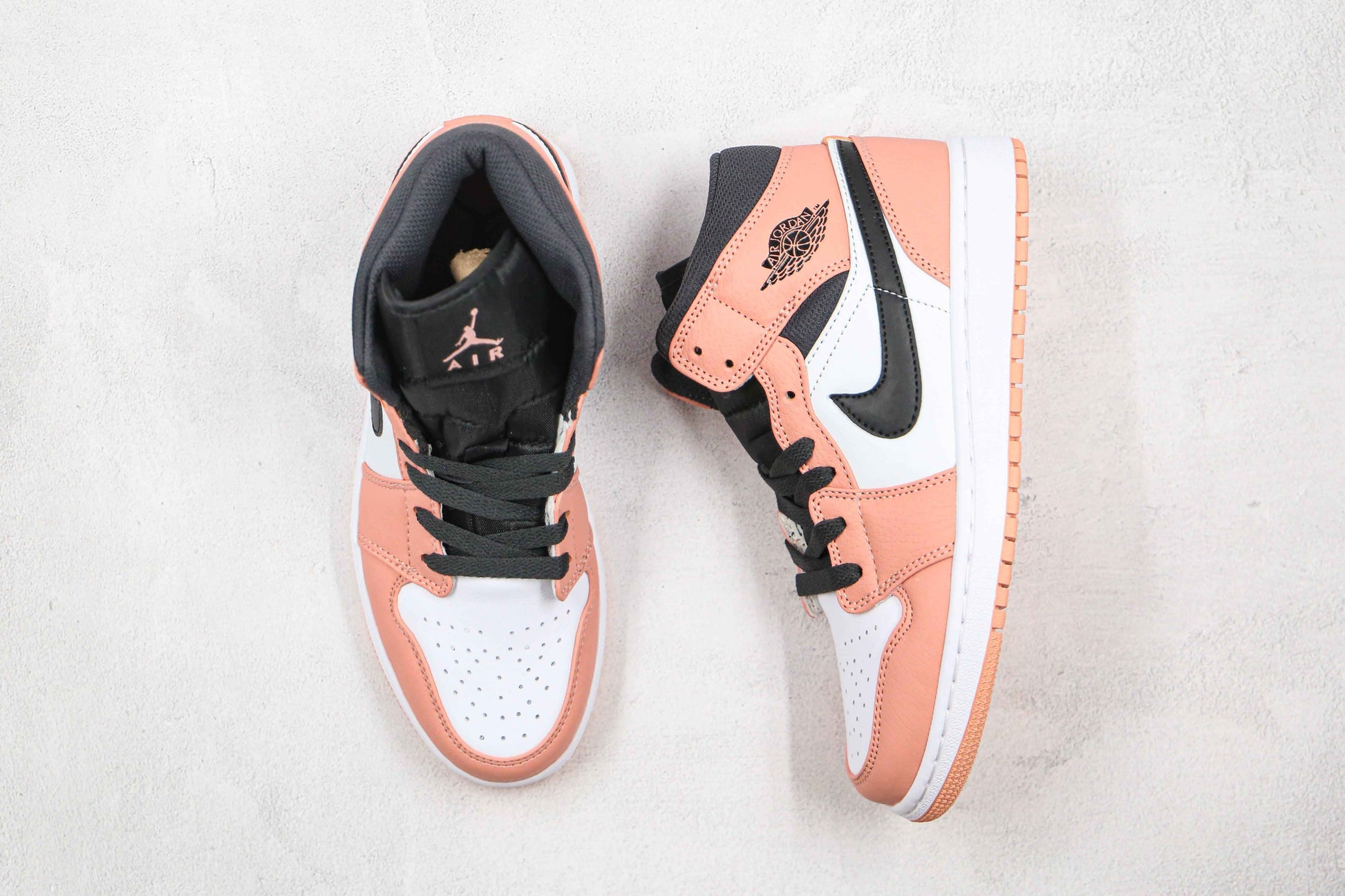 Custom Air Jordan 1 Mid Digital Pink Quartz High Q