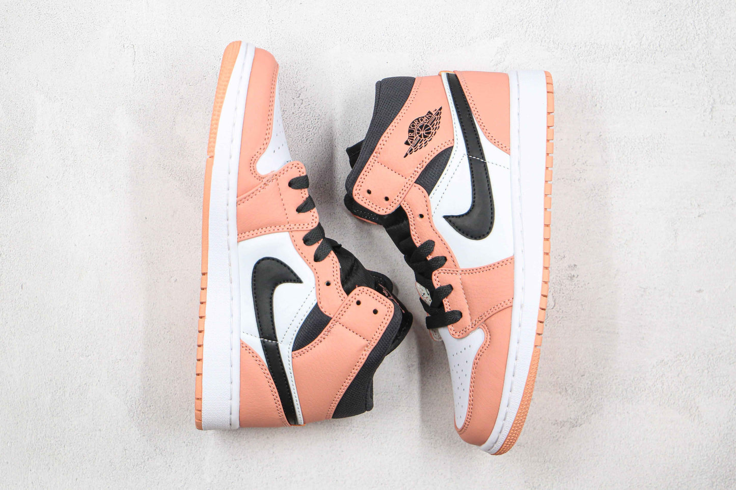 Custom Air Jordan 1 Mid Digital Pink Quartz High Q