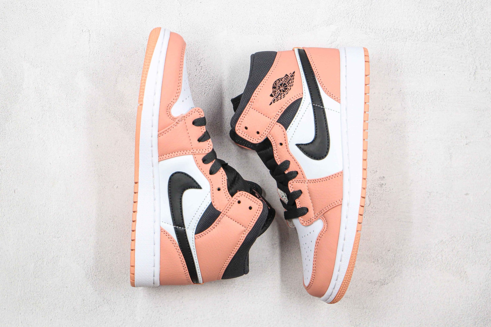 Custom Air Jordan 1 Mid Digital Pink Quartz High Q