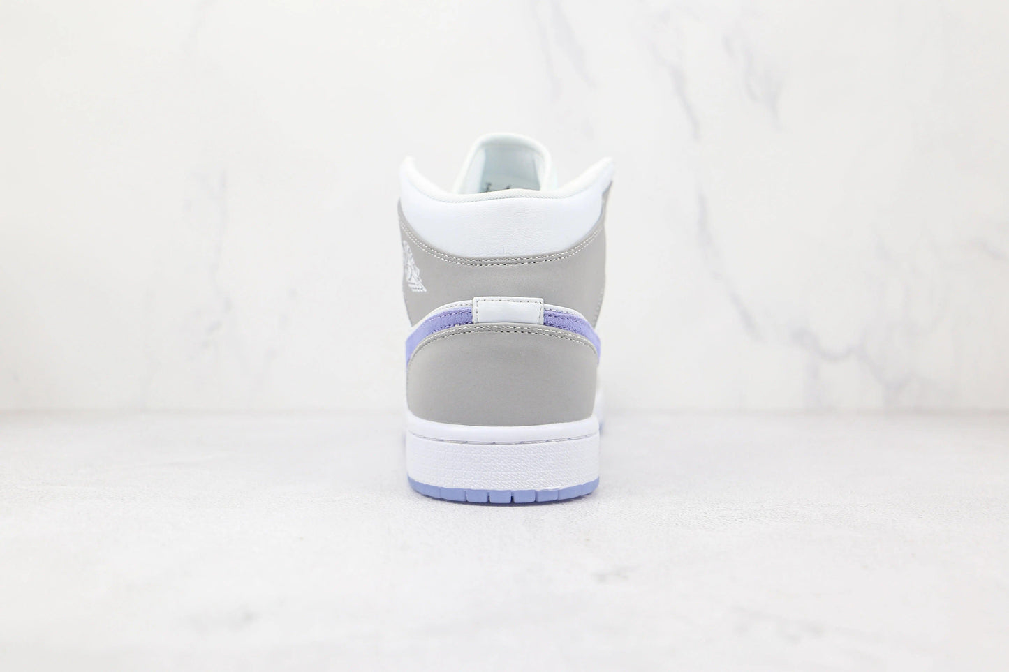 Custom Air Jordan 1 Mid Wolf Grey High Q - Sneakernational