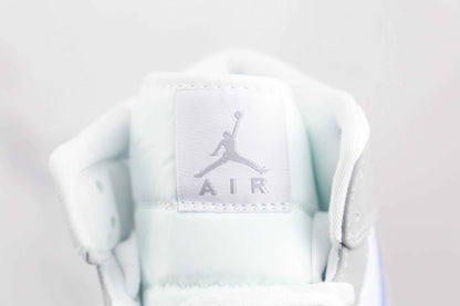 Custom Air Jordan 1 Mid Wolf Grey High Q