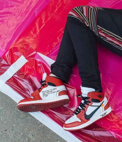 Custom Air Jordan 1 OFF-White Chicago Sneakers