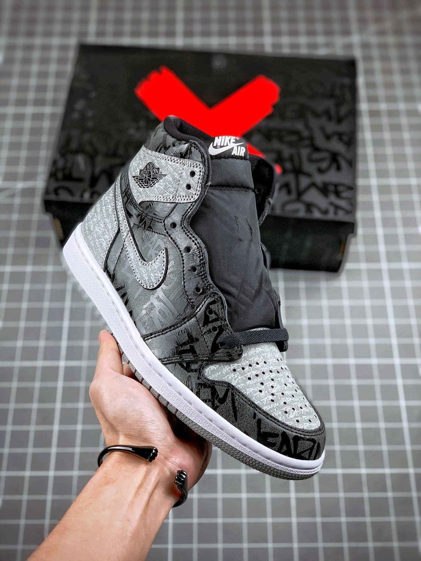 Custom Air Jordan 1 Rebellionaire Black Ash - Latest Edition Available Now