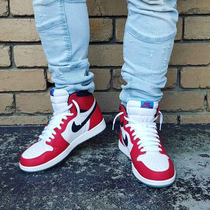 Custom Air Jordan 1 Origin Story Sneakers