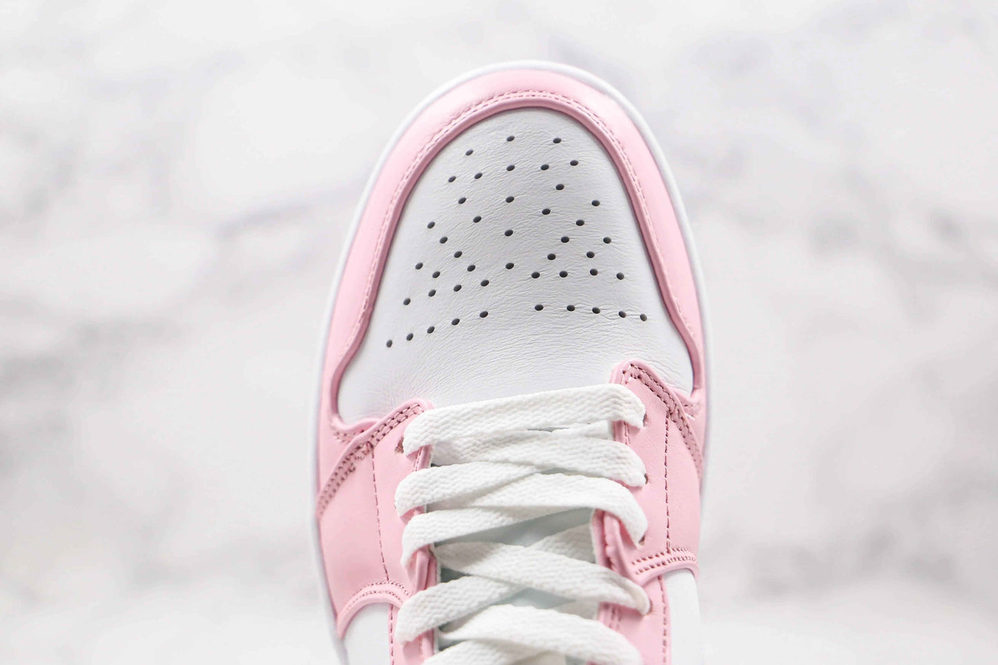 Custom Air Jordan 1 Pink Mid High Q